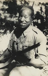 A Nigerian sergeant attached to the 5th West African Brigade, 1944